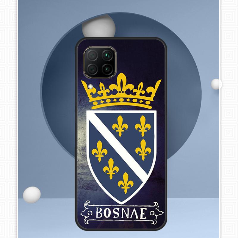 Bosnia and Herzegovina Flag For Huawei Nova Y72 Y90 Y61 Y91 Y60 Y70 12s 12i 11i 8i 9 10 SE P20 P40 Lite P60 P30 Pro Case