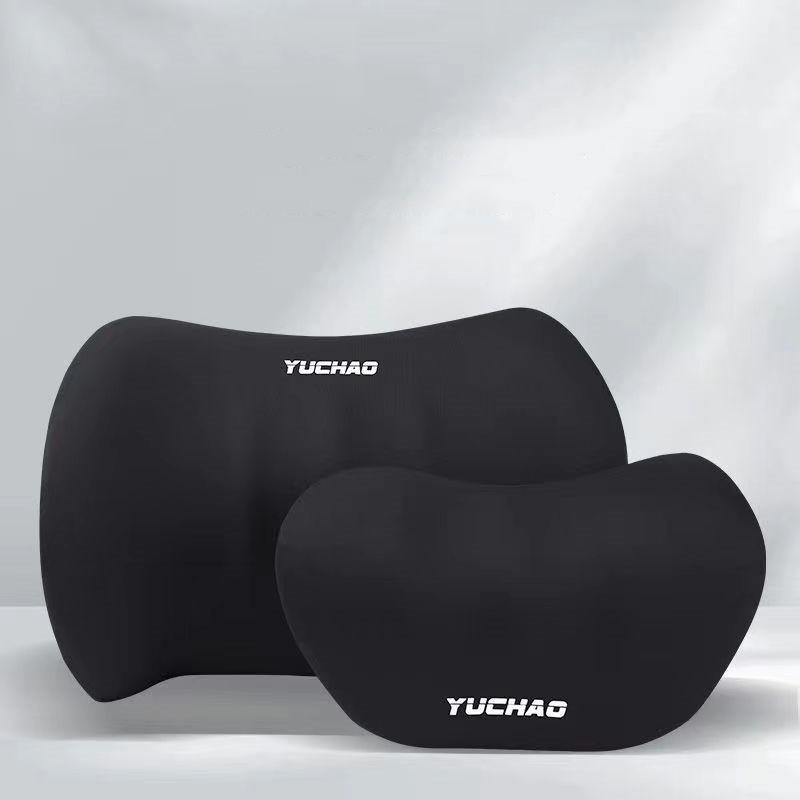 Car Headrest Lumbar Support Car Neck Pillow Waist Cushion Driver Seat Backrest Car Cushion Driving Lumbar Support Waist Support