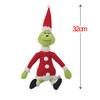Green Shaggy Anime Figures Christmas Decoration Green Haired Monster Figurine Adorable Plush Doll Kid Birthday Toy Gifts