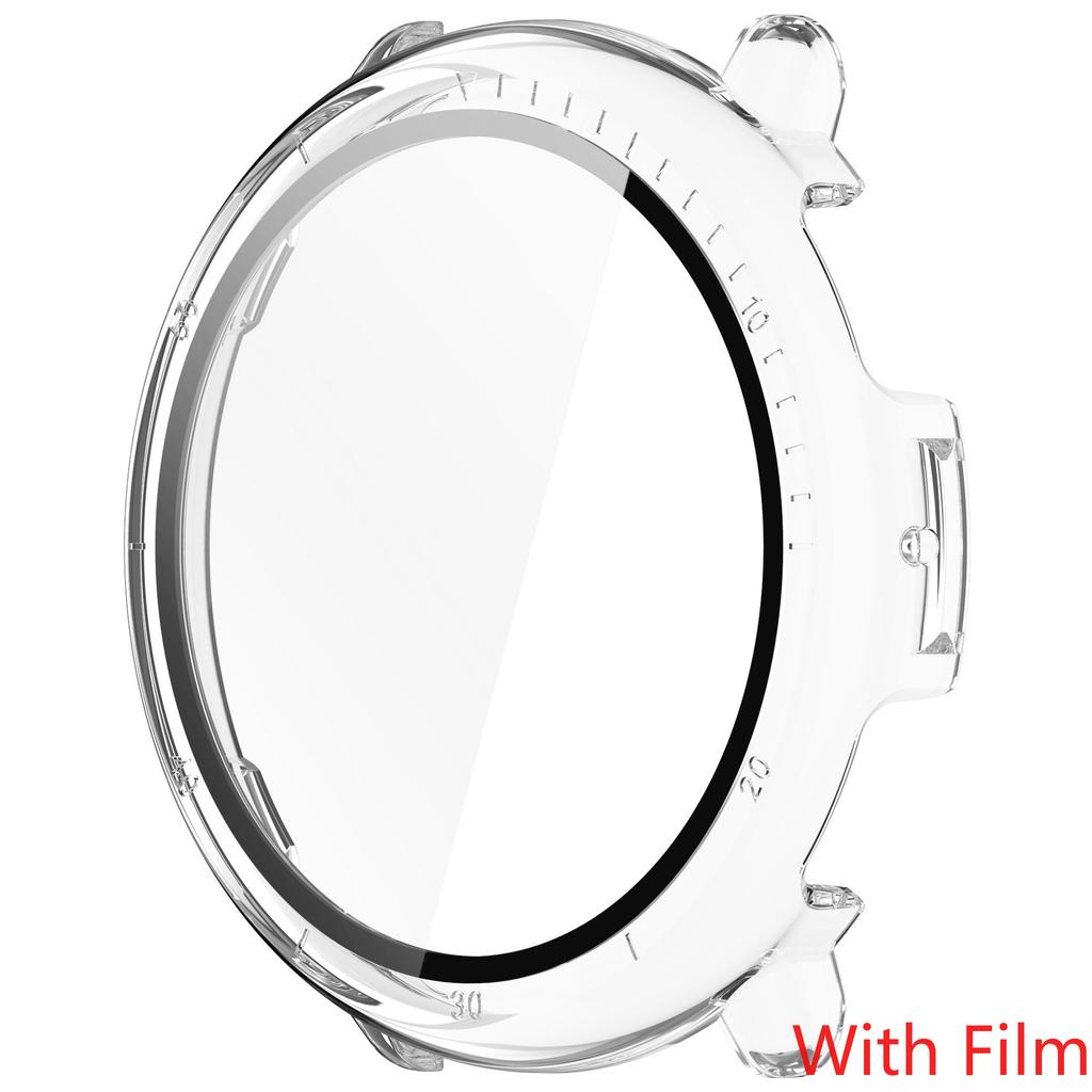 Hartschalen-Glas-Displayschutzfolie Vollrahmen-Hülle Für Amazfit Active 2 Smartwatch Schutzhülle Active2 Zubehör