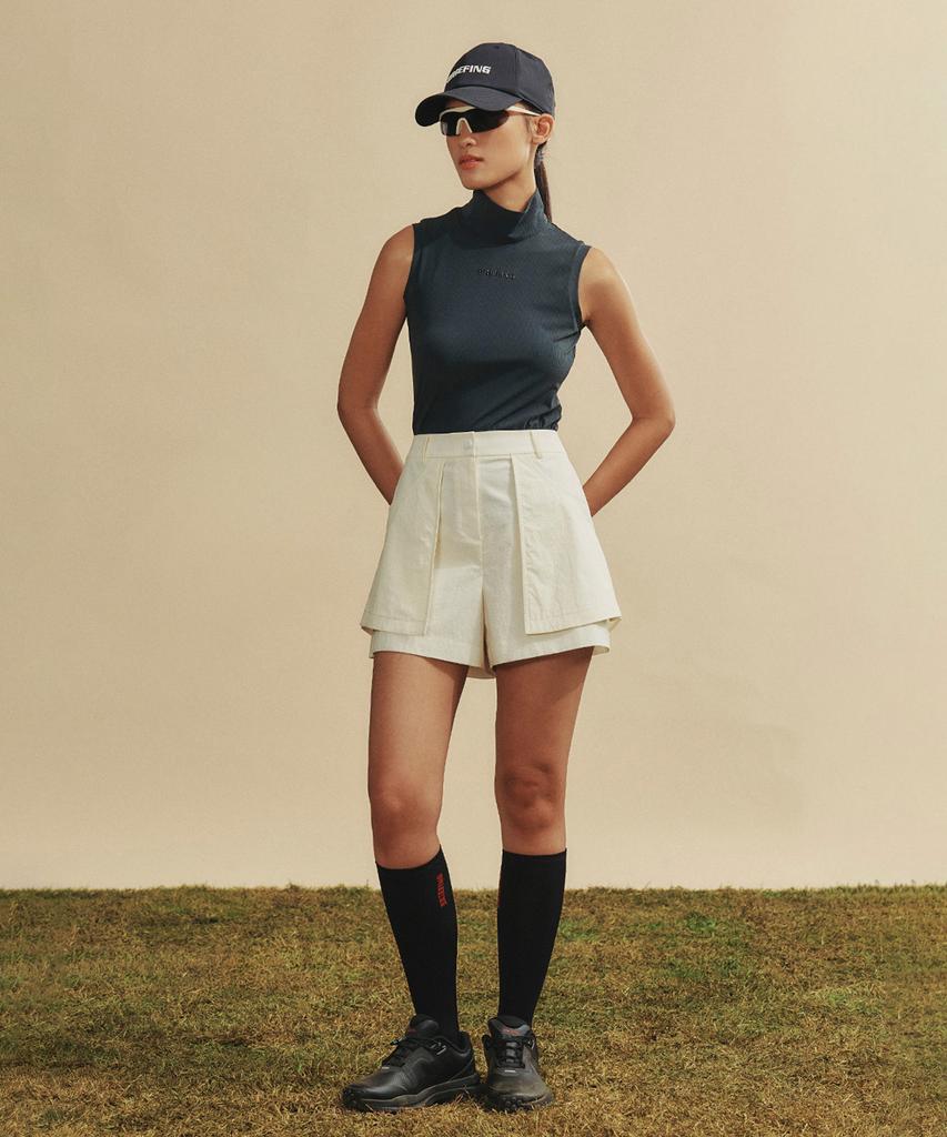 Beulipinggolpeu Women'S Layered Shorts_White
