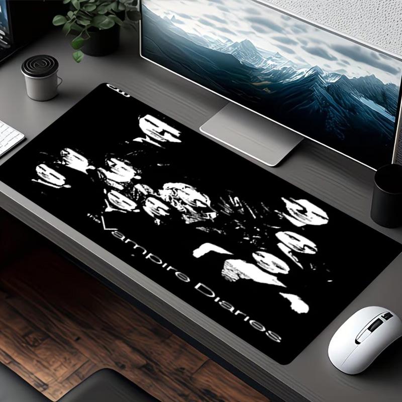 The Vampire Diaries Baskılı Mouse Pad, Klavye Pad'i Dizüstü PC Matı olarak Ofis Ev Kullanımı için, Masa Dekorasyonu, Oyuncular için Mükemmel Doğum Günü Hediyesi