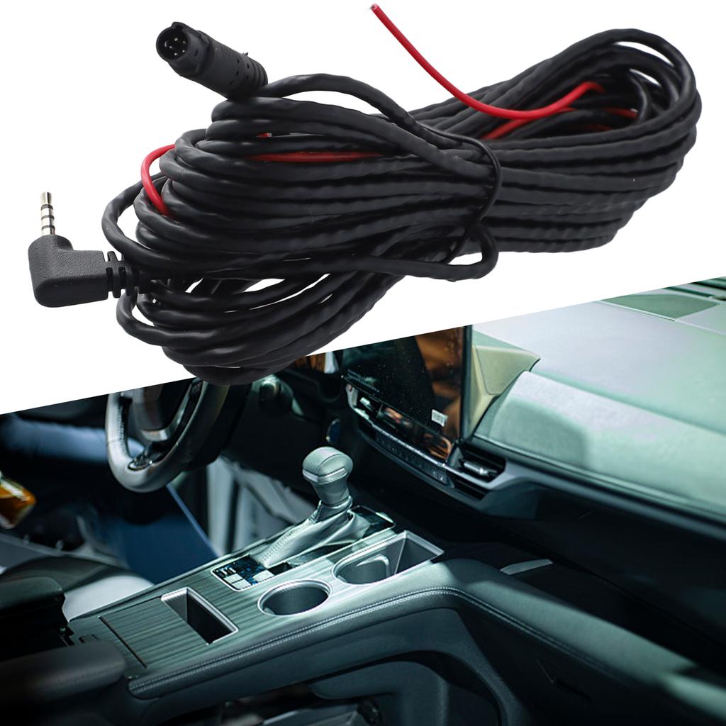 Cable Extension Cable 5-pin 10 Meters 9.5m Recorder Extension Cable DC 12V Dash Cam Extension Cable 100% Brand New