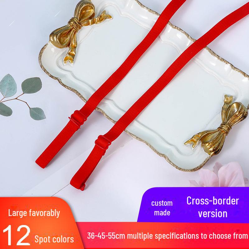 Dámske nastaviteľné ramienka v cukríkových farbách - Jednoduché, široké a vymeniteľné elastické ramienka.