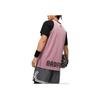 Li-Ning Badfive Basketball Series Quick-Dry Loose Fit Pullover Letter Short Sleeve Basketball Jersey Men Jersey Peach-Pink Obsidian-Gray AAYU113-4