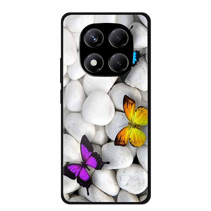 Luxury Case For Redmi Note 14 Pro 4G Tempered Glass Cover For Xiaomi Redmi Note14 Pro 4G Phone Cases Fashion Protective fundas