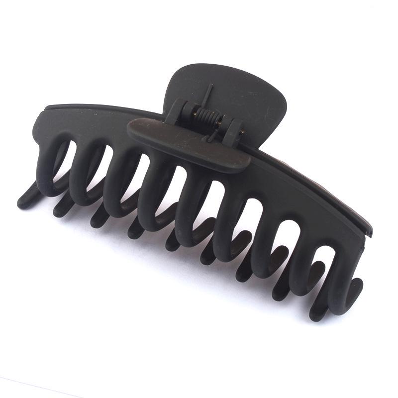 Frosted Large Acetate Hair Claw Clip - Back of Head Hair Grab Accessory