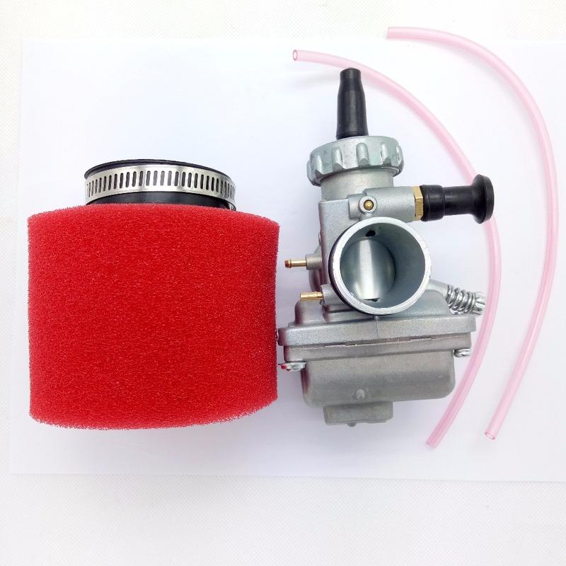 Carburetor For Yamaha Blaster 200 YFS200 1988-2006 VM24 Carb Carburetor W/ Red Air Filter ATV