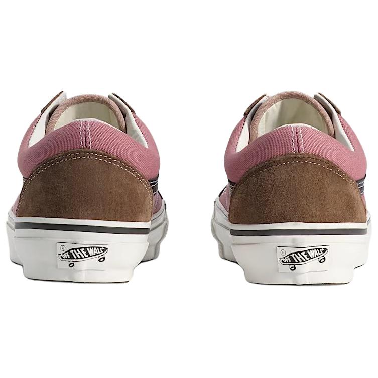 Vans Old Skool Suede Comfortable Versatile Low-Top Skate Shoes Unisex Sneakers Pink Brown VN000D9JRPK