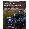 3in1 Mini Water Temperature Gauge Voltmeter Motor Phone USB Charger Emergency Charging  LCD Digital Display Universal For KTM