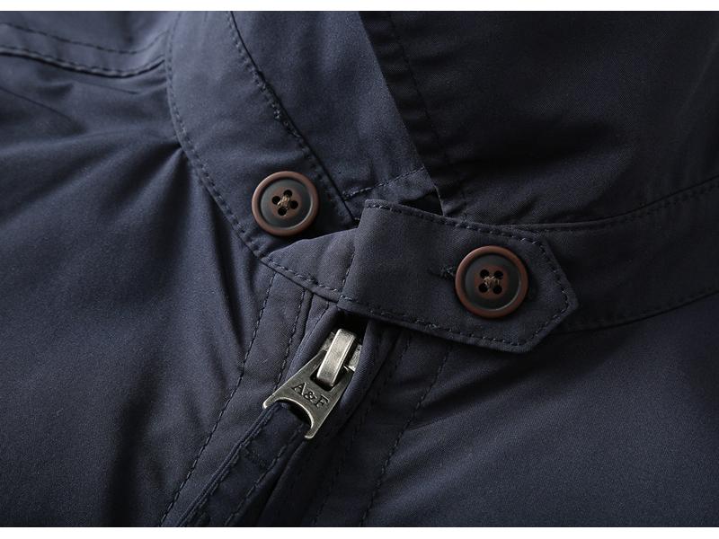 Herren Herbst/Winter Schlanke Passform Windjacke: Business Casual, Vielseitig, Doppellagige Reversjacke.