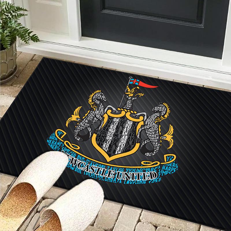 1PC rug Newcastle United Crest Carpet, Chair Rug,Area Rug for Office Bedroom living rooms bedroom, Doormat decor Christmas fan gifts