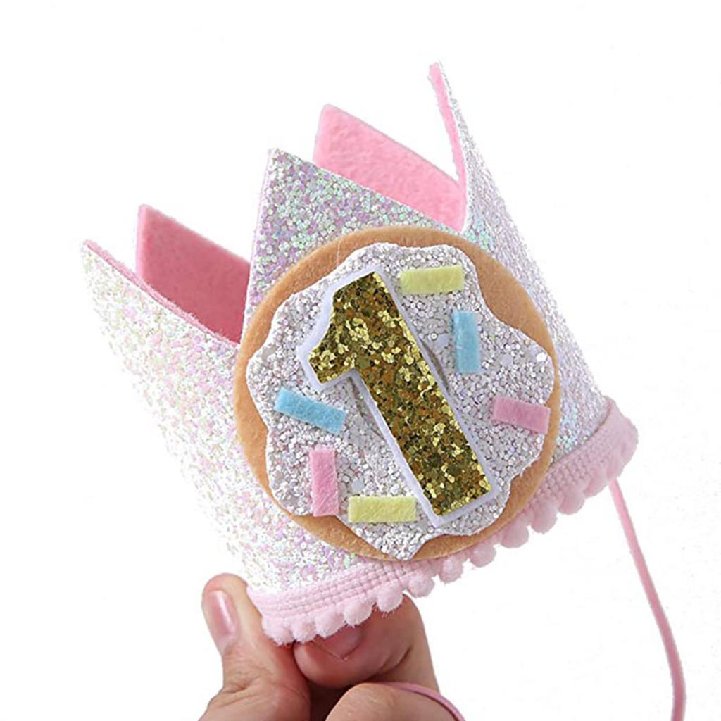 Adorable First Birthday Party Hat Unisex Baby First Birthday Party Hat Soft and Gentle Baby Hat for Parties Favor