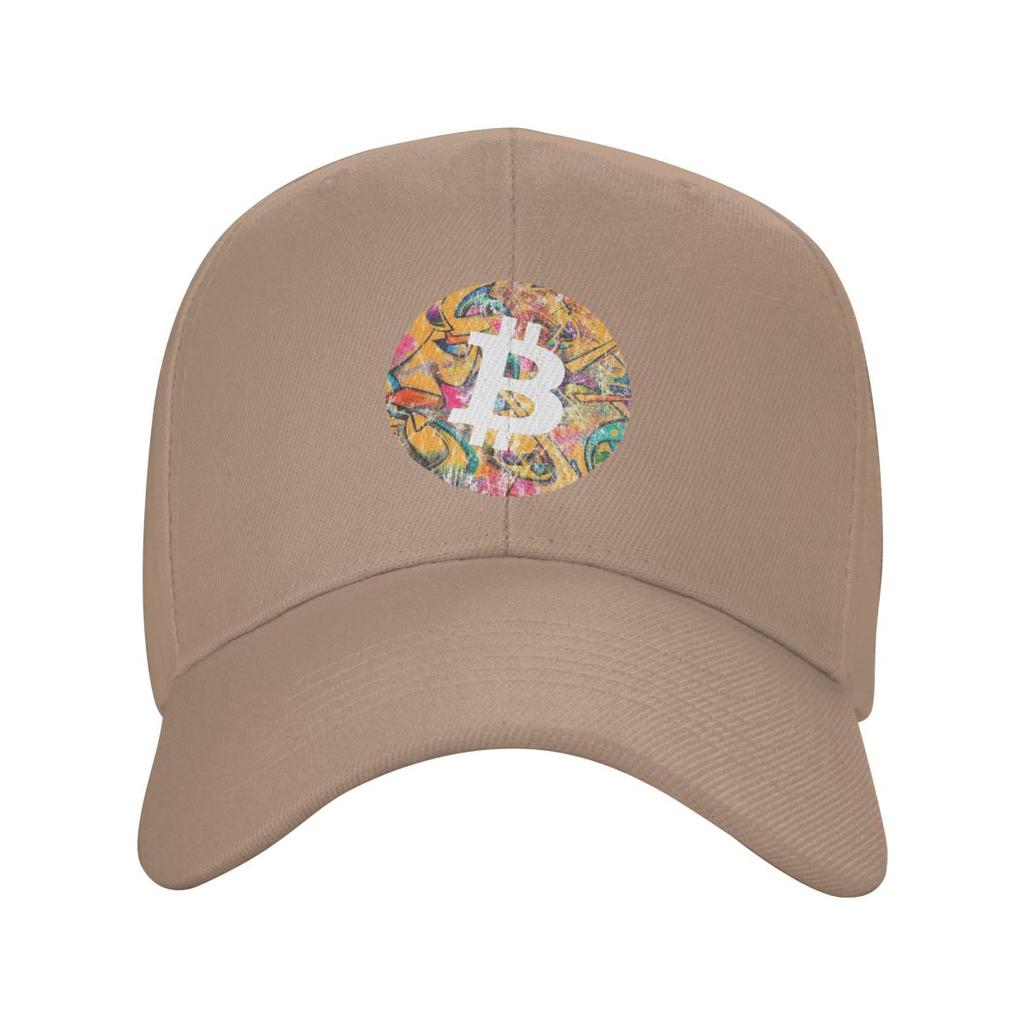 Bitcoin Art Cryptocurrency Art Baseball Caps Snapback Men Women Hats Casual Cap Streetwear Baseball Hat Casquette