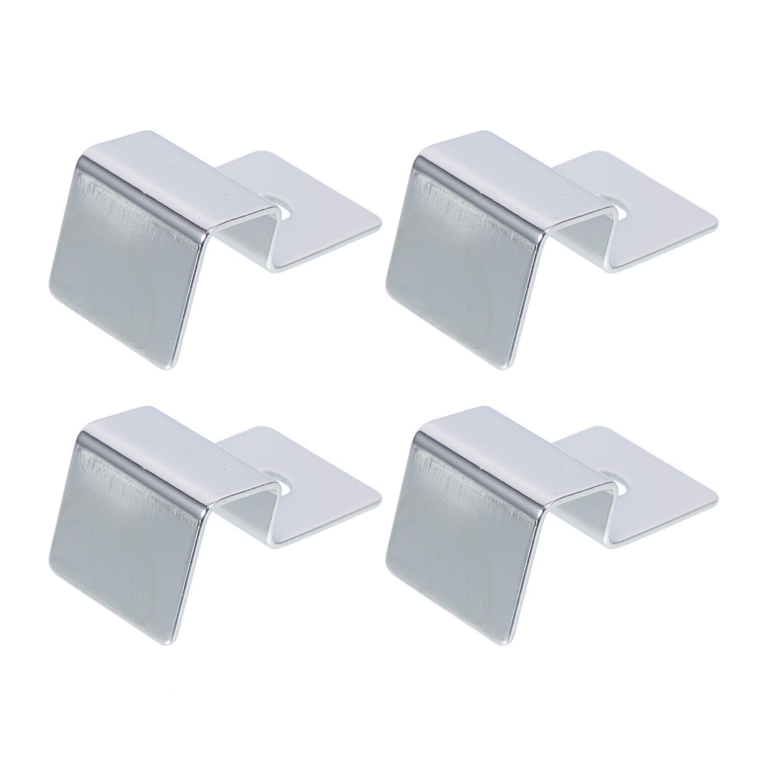

4Pcs Premium Stainless Steel Fish Tank Cover Holders Aquarium Lid Racks Sturdy Glass Cover Clips Professional Tank Lid Support other