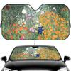 Art M-Murakami Takashi Sun Visor Car Windshield Sun Visor - Foldable Universal Fit UV Block Heat Insulation Sunshade