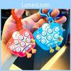 Cute Cartoon Long-legged Duck Keychain Fun Whack-a-mole Mini Game Accessory