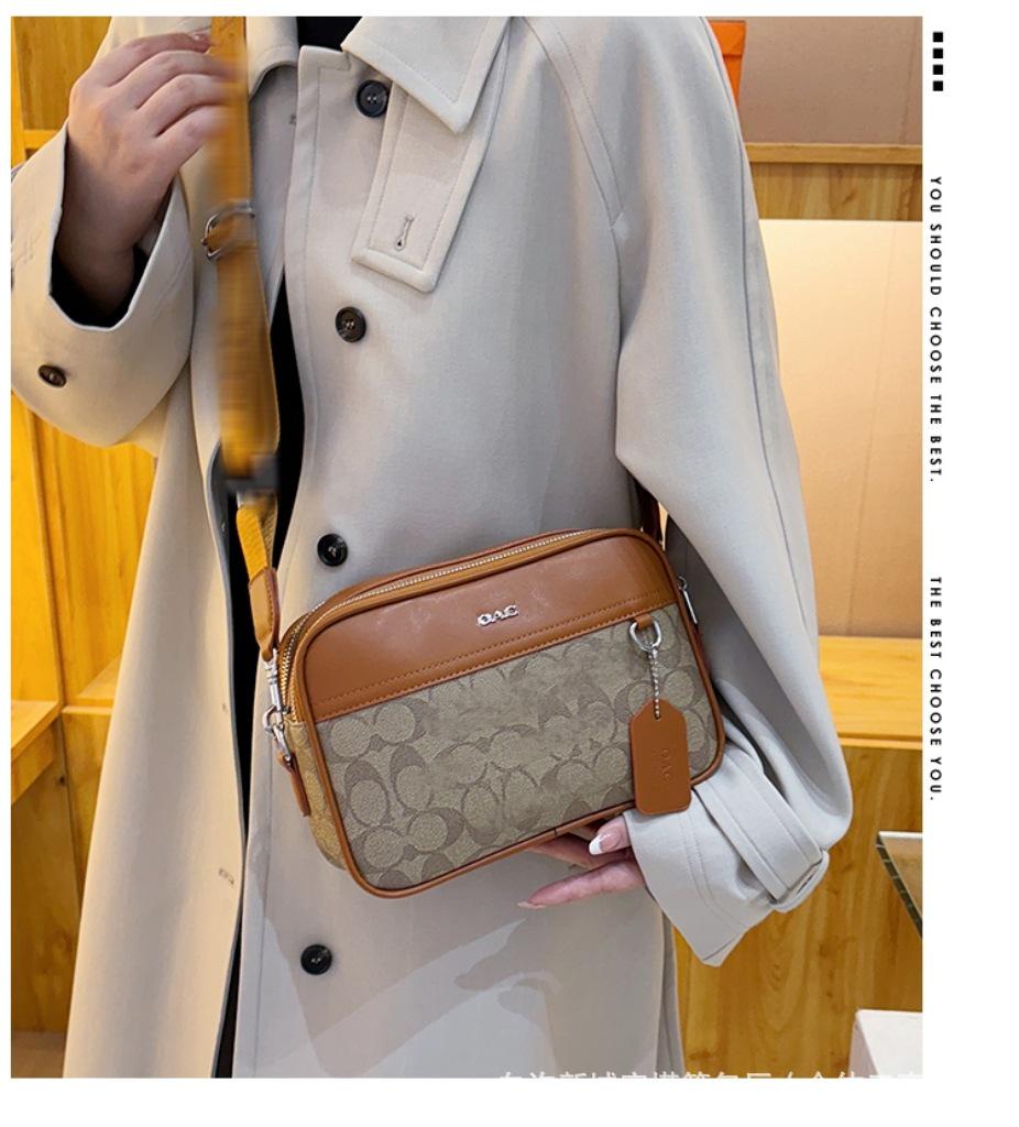 Trendige Damen Umhängetasche mit breitem Riemen - Vielseitiges und strukturiertes Design für Frauen