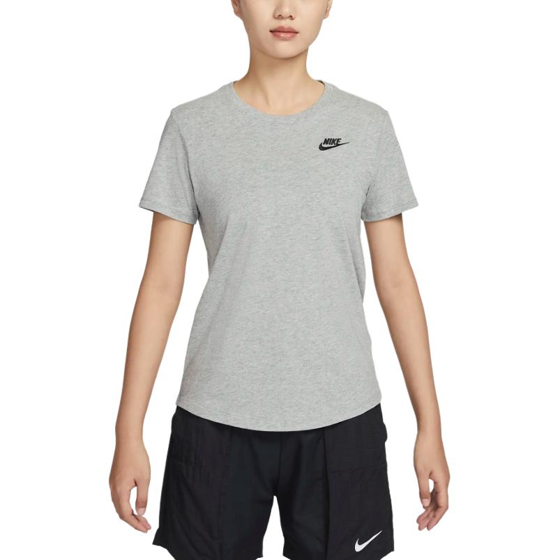 Nike Sportswear Club Regular T Shirt Women s Heather DX7903-063 XS