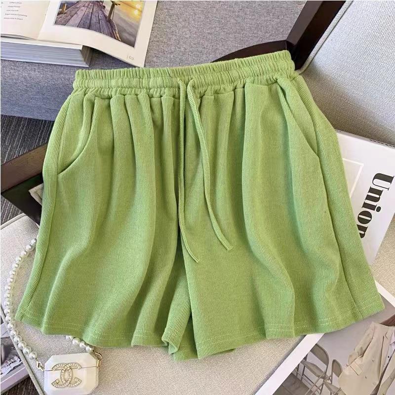 Damen Sommer Fette Mädchen Kapuzenpullover Kurzarm Oberteil Lockere Shorts Lässiger Zweiteiler Anzug