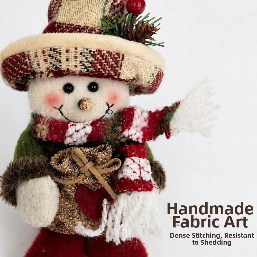Standing Snowman Christmas Decoration Lightweight Window Display Snowman Christmas Party Decor