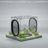 Cutie de Reproducere Acvatică Izolare Cutie pentru Pui de Guppy Incubator Acvatic Transparent Ușor de Curățat