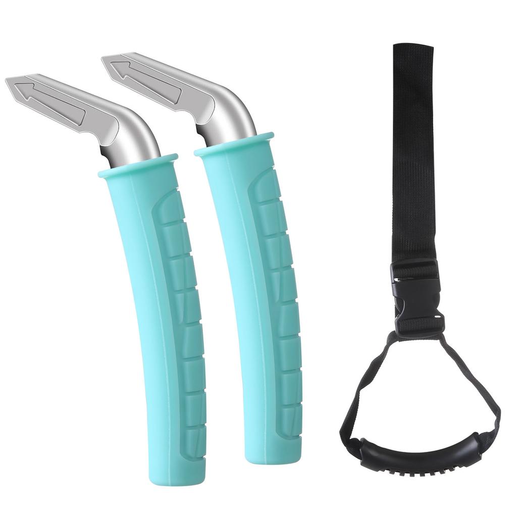 2 Pack Car Door Handle Supports Up To 450lbs Comfortable Grip Portable Assist Grab Handle for Elderly