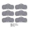 6Pcs/Set Good Absorption Sweatband Reusable Polyester Skin-friendly Fine Texture Helmet Sweat Strap