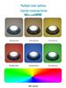 Stainless Steel Wall-Mounted Underwater LED Pool Light, 12V/24V, Remote Control