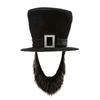 Abrahams Lincolns Costume Accessories Beard Mustache Top Hat Necktie Presidents Day Costume Halloween Cosplay Costumes