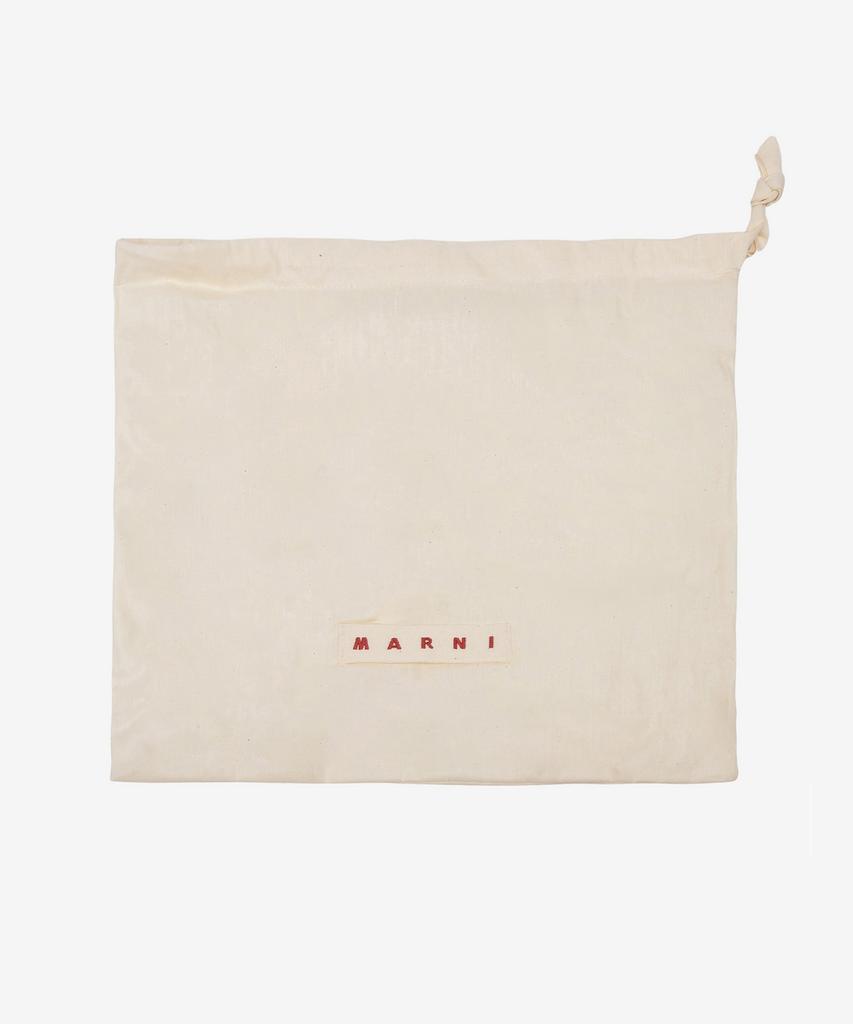Marni Small Raffia Shopper Tote Bag - Black:Ivory:Black / Shmp0121L0P6769Zo762
