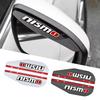 2pcs Car Side Rearview Mirror Guard Cover Rain Eyebrow Covers Stickers For Nismo Nissan Tiida Teana Skyline Juke X-trail Almera