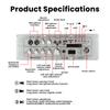 DC 24V/AC110-20V D2000 BT Amplifier Board 2.1 Channel 100W+100W+200W High-Power Output
