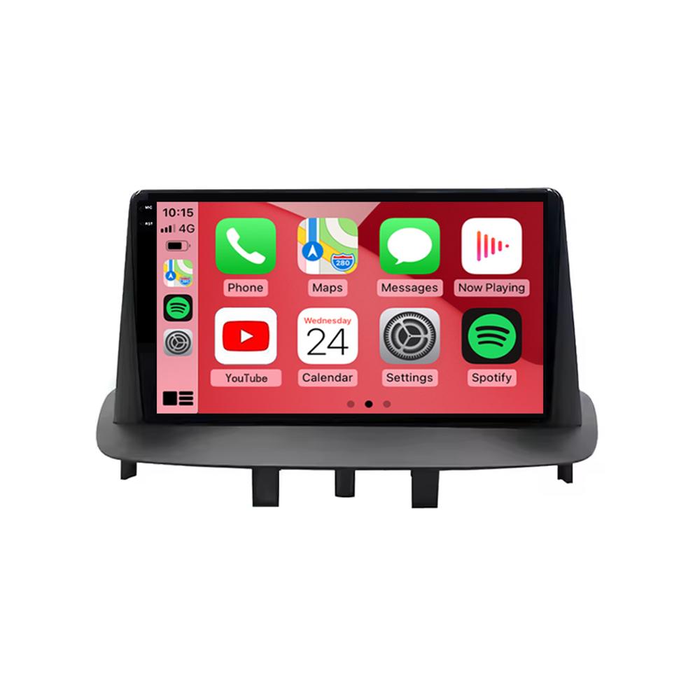 Android 14 Carplay Auto For Renault Megane 3 2008 - 2014 GPS Car Radio Navigation Multimedia Video Player DSP Stereo 4G+WIFI