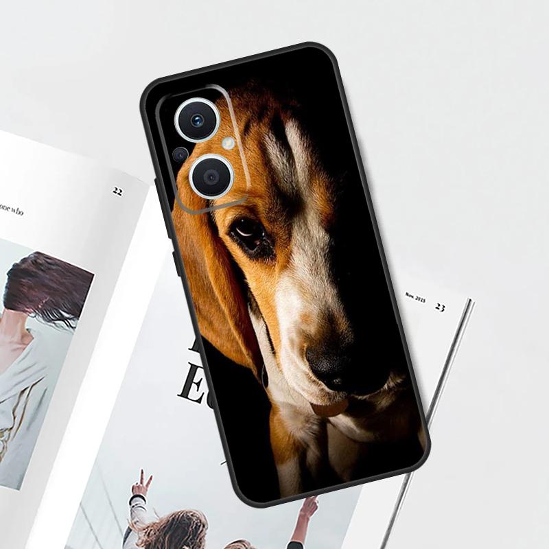 Beagle Dog Cute Cartoon Case For OPPO Find X9 X8 X6 Pro OPPO Reno 7 8 Lite 10 11 12 13 14 Pro 11F 12F 13F 14F Cover