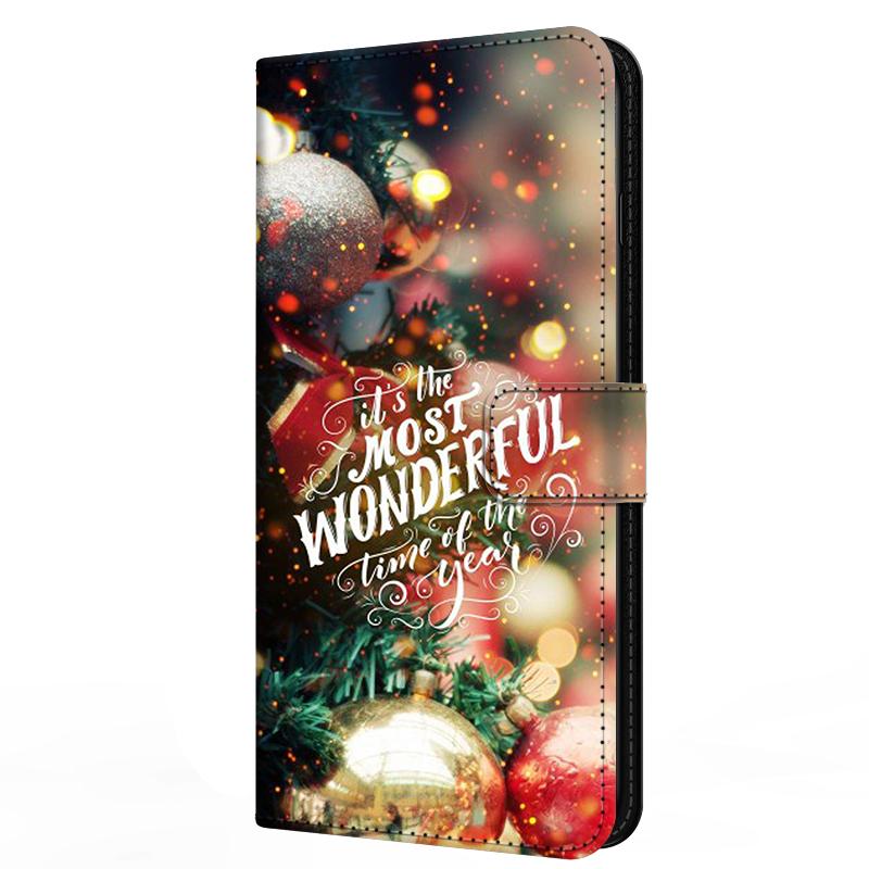 Leather Case For Honor 300 Honor300 Ultra Card Stand Book Cover For Magnetic Wallet Phone Bumper Merry Christmas Shell Flip Para