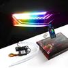 12V DRL Car LED Daytime Running Light APP Control Flexible RGB Symphony Flowing Turn Signal Strip Headlight Decorative Lamp