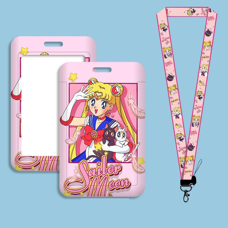 Anime Game Activity Character Cute Key Lanyard Neck With Lanyard Card Id Badge Keychain Keychain Keyring