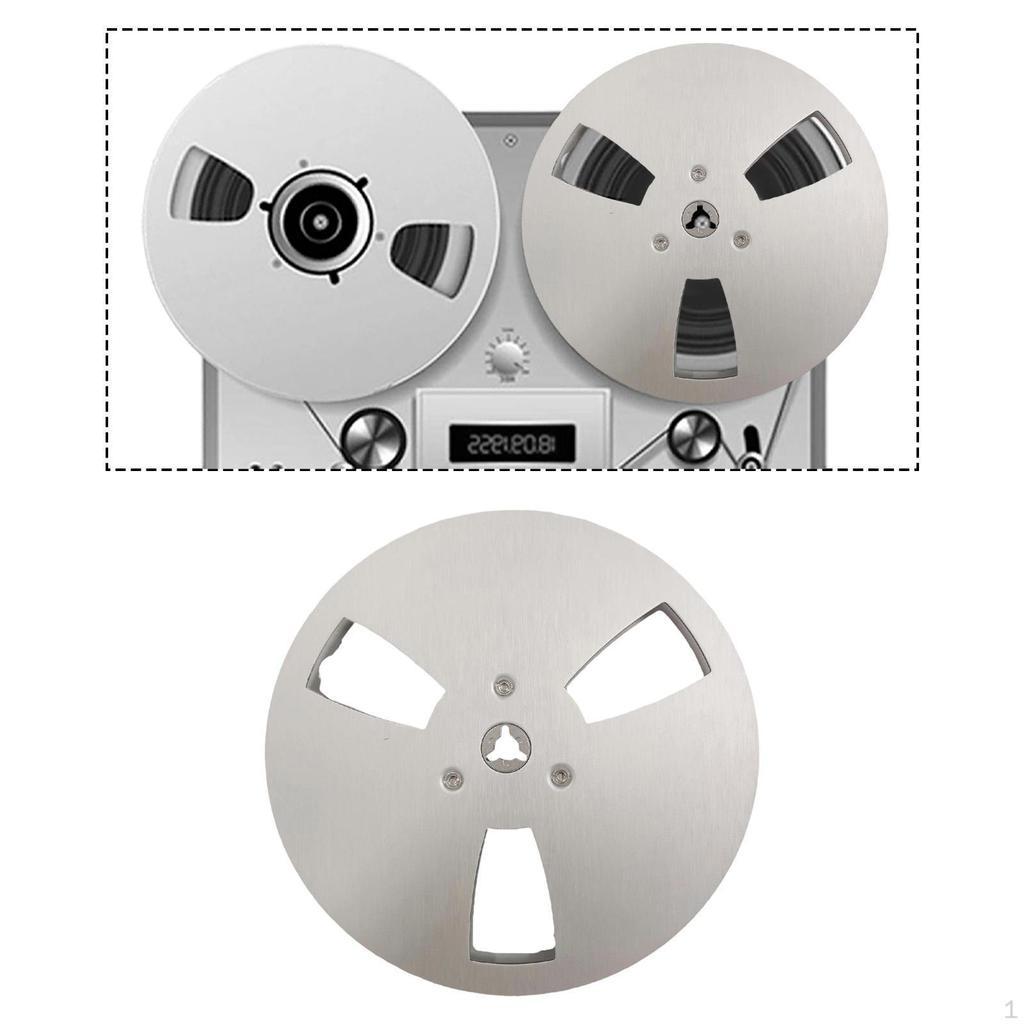 1/4 7 Inch Empty Reel Aluminum Accessories Lightweight Opening Machine Part Sturdy Open Sound
