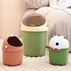 Trash Cans Desk Wastepaper Basket Cosmetics Holder Mini Garbage Cans with Lid  Bedside