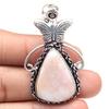 Pendant Pink Opal Gemstone Handmade Gift For Her Silver Jewelry 2.25"