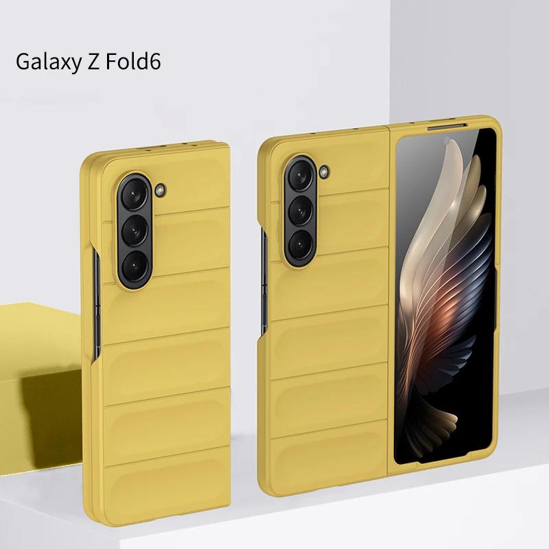 Samsung Galaxy Z Fold 3 4 5 6 7 Fold7 Fold6 2-piece Set Protect Shockproof Cover Anti-Scratch Matte Non-Slip Skin Feel Case