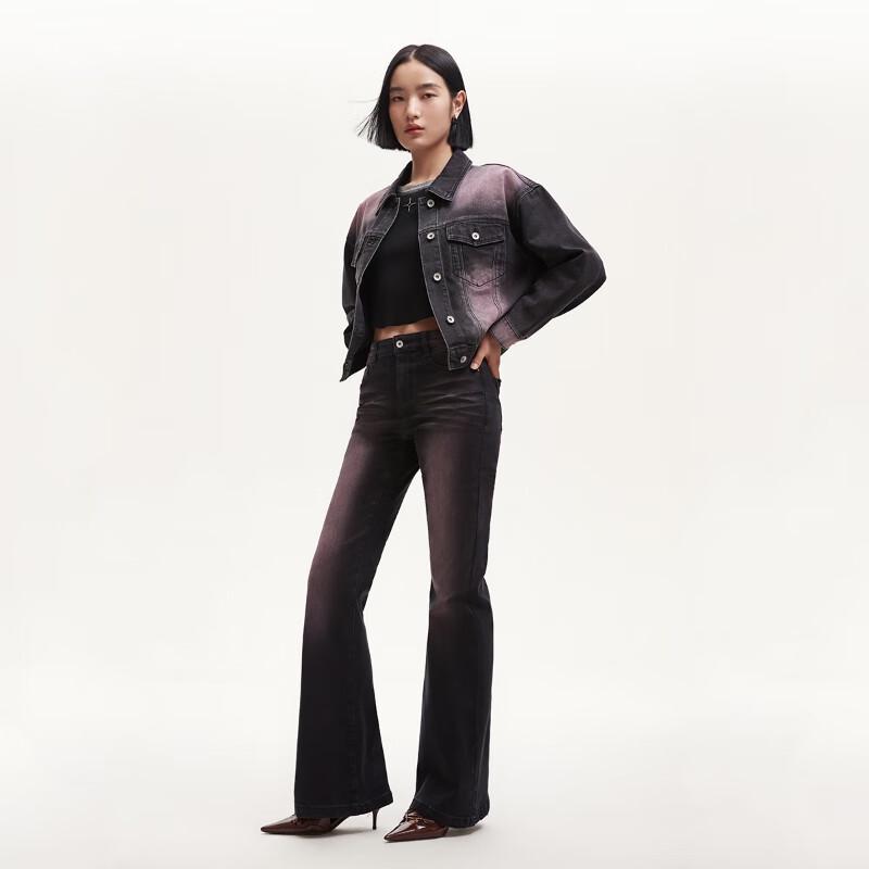 

VEROMODA Women s Distressed High-Waist Flared Jeans 165/68A/M