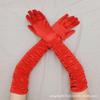 Satin Satin Gloves Long Ladies Halloween Gloves Sexy Dinner Gloves Wedding Gloves Matte Satin Gloves