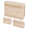 Zipper Mesh Makeup Storage Bag Handheld Multifunctional Mesh Clothing Bag  Travel