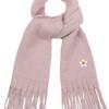 GRAVER [UNISEX] Flower Dot Embroidery Bold Muffler_Pink