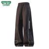 Damen lässige Cargo-Hose mit weitem Bein