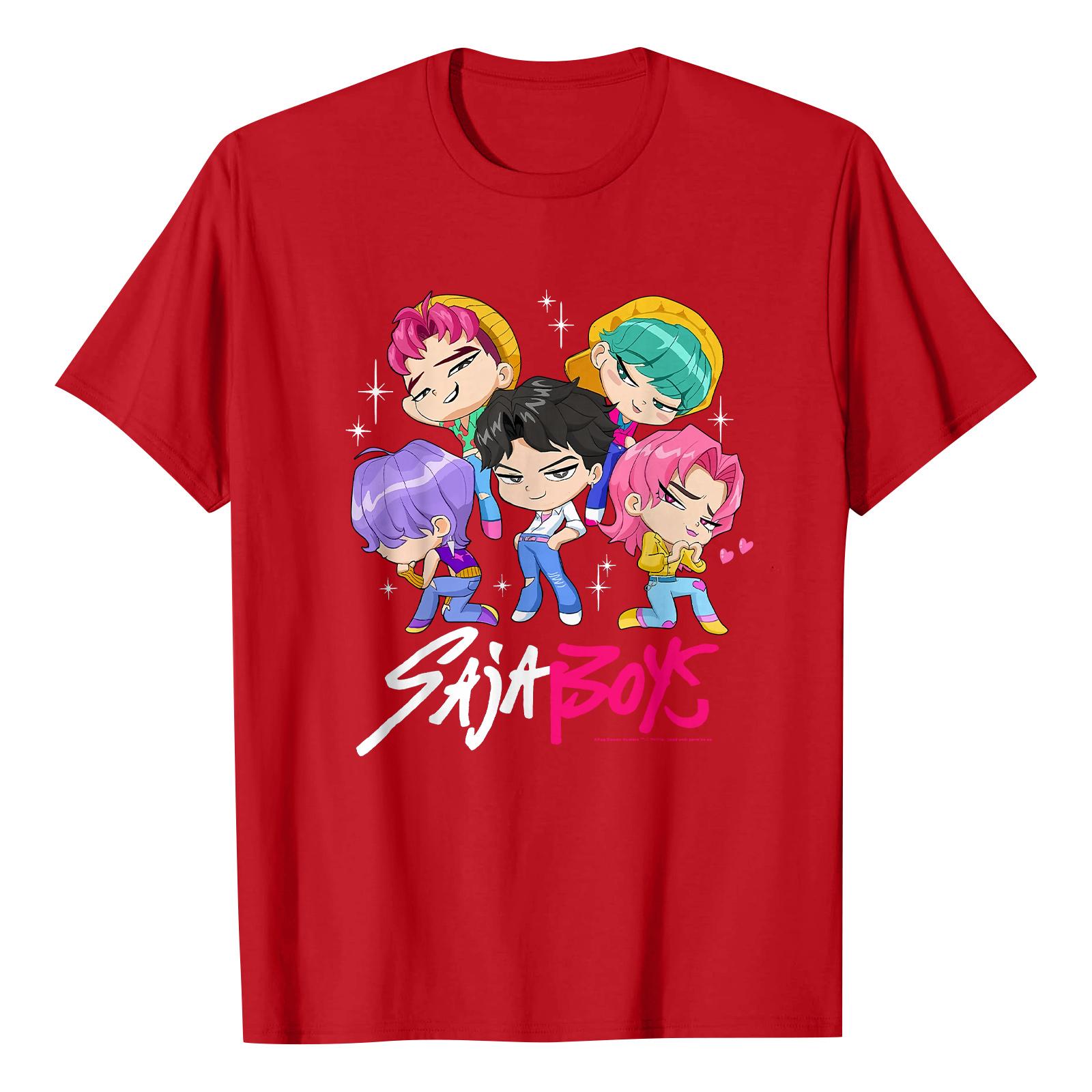 

Модная рабочая одежда с коротким рукавом и круглым вырезом, принтованные топы для женщин, летние топы XL красный