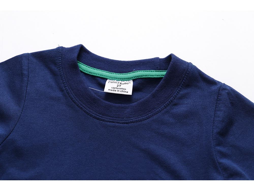 Summer Boys' Cotton Short-Sleeve T-Shirt - European & American Style