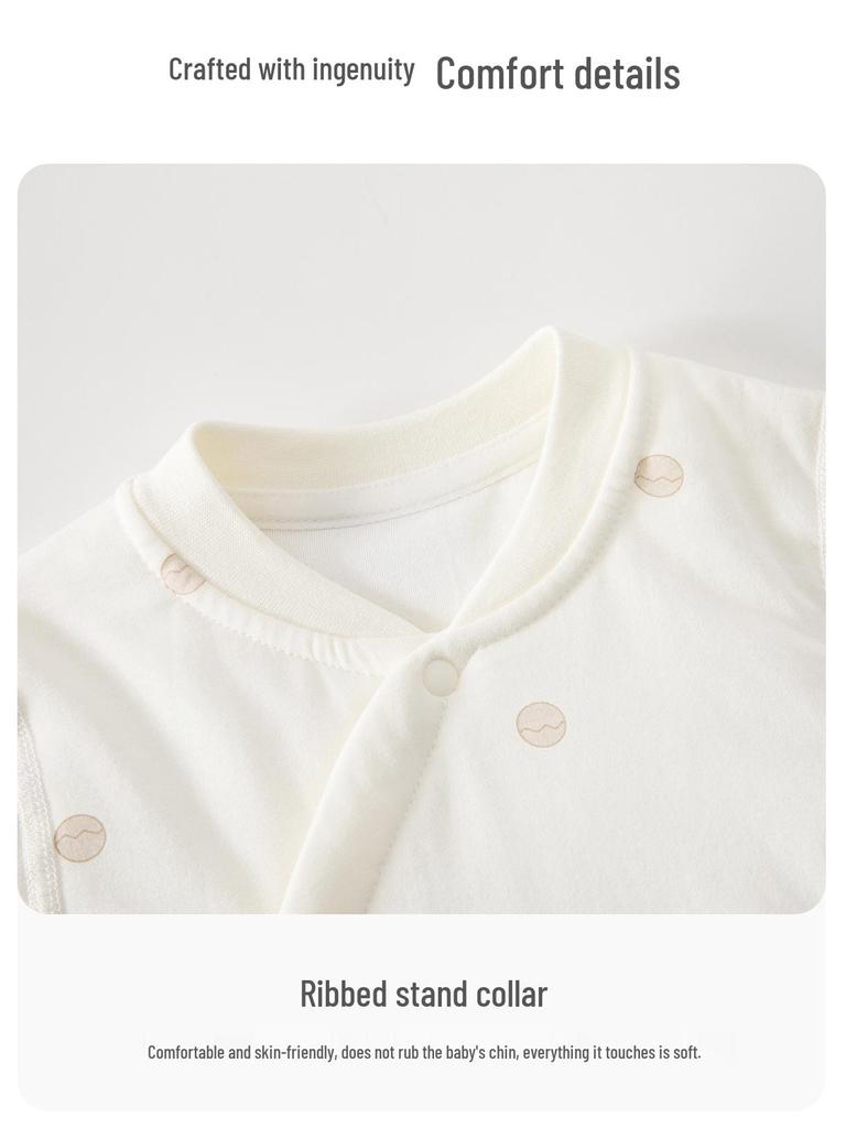 Neugeborenen-Strampler aus reiner Baumwolle - Atmungsaktiver Baby-Overall für Frühling & Herbst mit Schmetterlings-Design